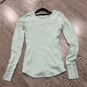 Lululemon long sleeve tee aqua